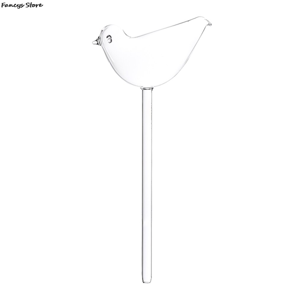 1 Automatic Flower Watering Device Plant Waterer Self Watering Globes Bird Mushroom Shape Hand Blown Clear Glass Bulbs: 1