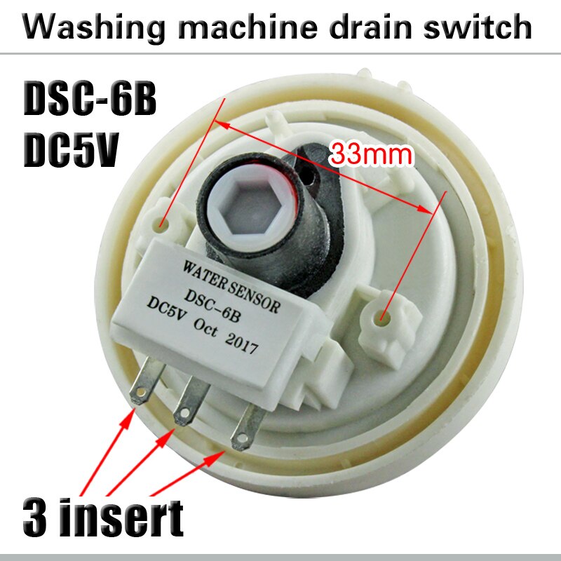 Automatic washing machine parts DSC-6B water level sensor switch Electronic water level sensor control valve