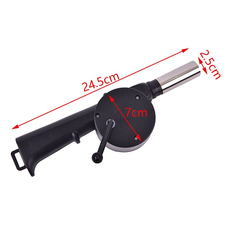 1PC na wolnym powietrzu gotowanie BBQ wentylator dmuchawa robić grilla ogień mieszek korba ręczna narzędzie robić pikniku kemping