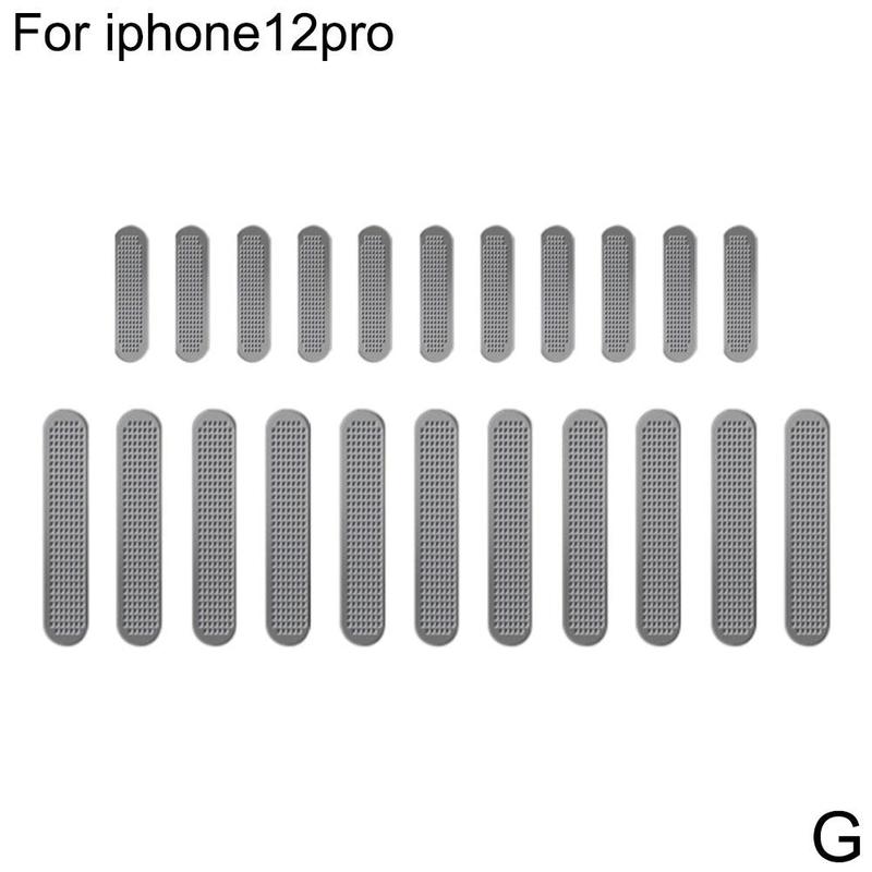 Uniwersalny głośnik robić telefonu słuchawka netto przeciwkurzowe naklejki mini 12 siatka Dropshipping dla Iphone12 Q2W5: czarny 12pro