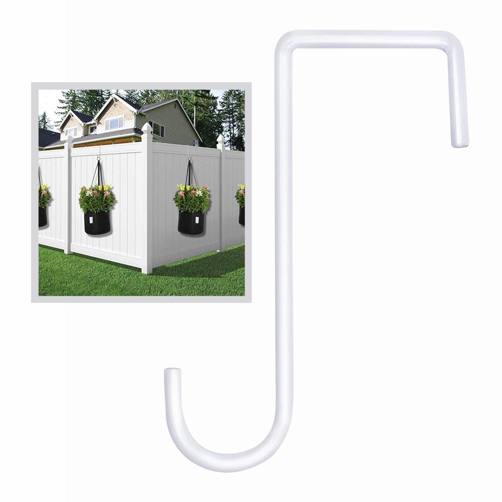 S Vormige Haak Patio Hek Haak Gepoedercoat Staal Hanger Voor Indoor Outdoor Opknoping Lichten Planten Plantenbakken Vogel Feeder