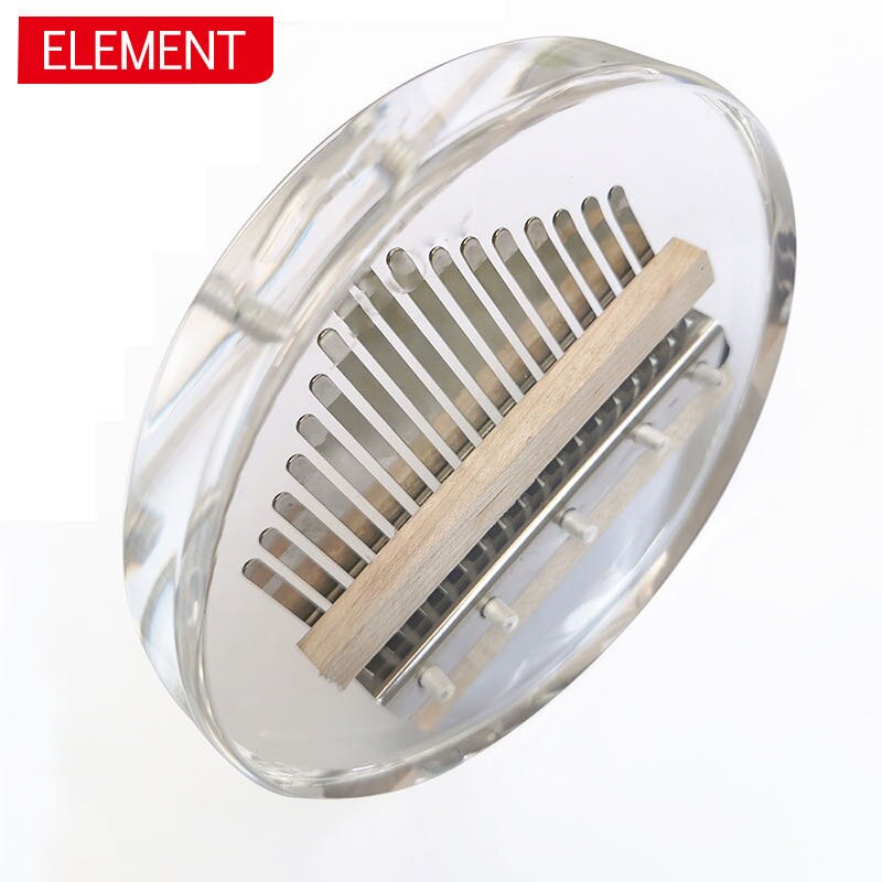 Kalimba 17 clés mignon Mbira Calimba acrylique cristal bouts des doigts pouce Piano rond cristal pouce piano