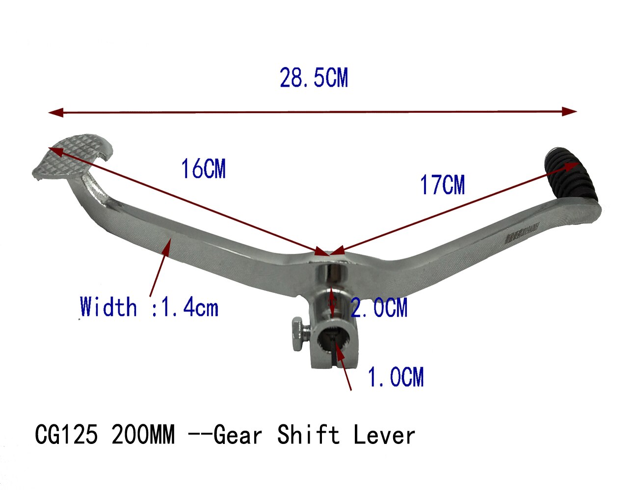 Z005 CG125 Motorcycle Gear Change Pedal Gear Shift Lever CG 125 Shifter Changer Suzuki 125CC Front and Rear Shift Lever