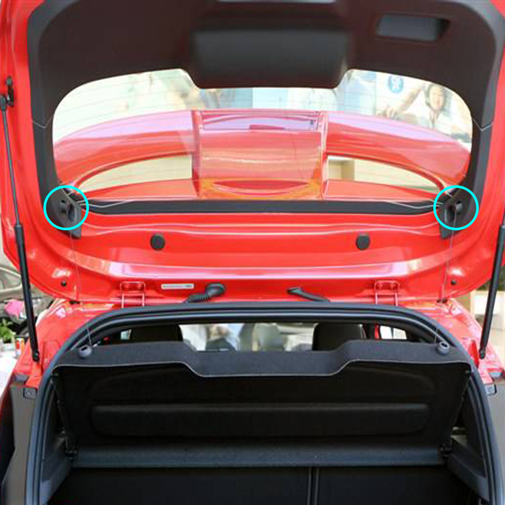 2 piezas para FORD MK5 FUSION CLIP DE SHELF DE PARCEL trasero para gancho de cuerda fijación de plástico