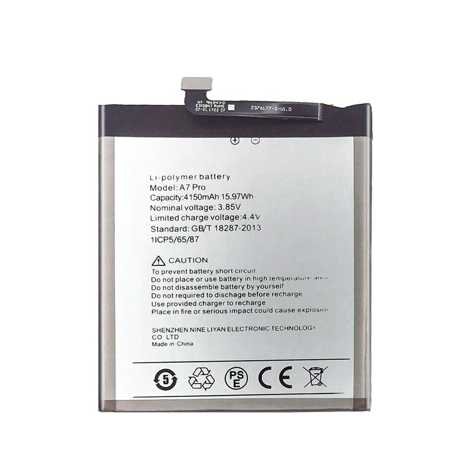 A7 Pro Batterij 4150Mah Voor Umi Umidigi A7 Pro Mobiele Telefoon Bateria