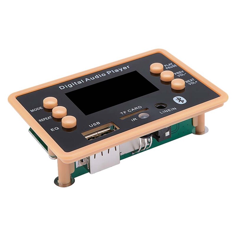 Bluetooth  mp3 decoder audioplatine, bluetooth 5.0 empfänger, auto  mp3 player, wma, wav, flac, ape, tf-karte, fm, usb-dekodierung  dc12v