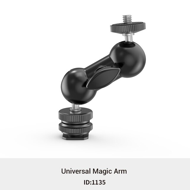 SmallRig – bras articulé magique à Friction réglable, 5.5 pouces, avec 1/4 vis, pour écran LCD DSLR-2065