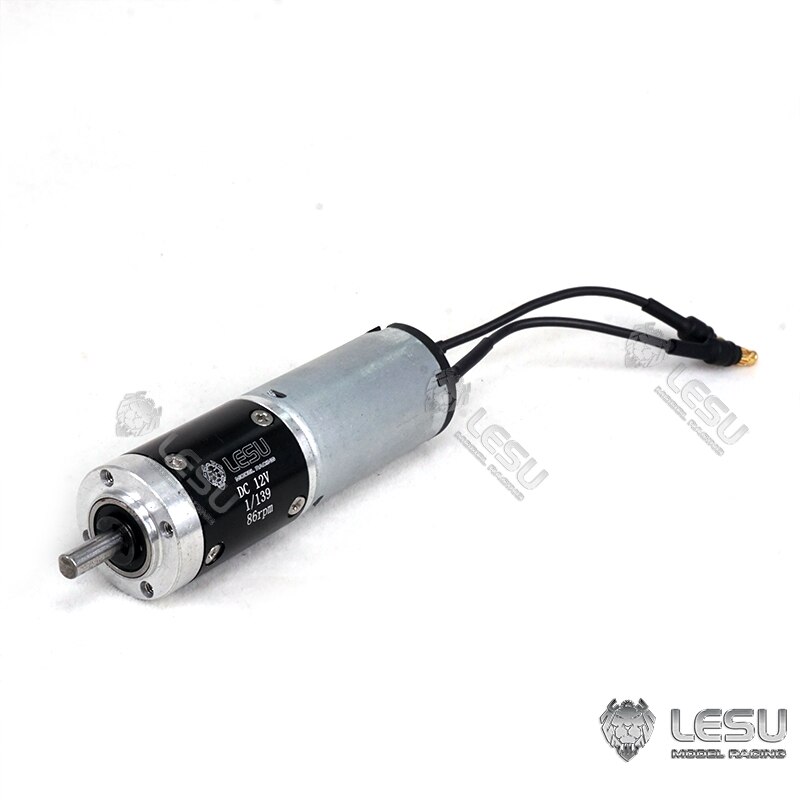 Lesu reduktion børstet motor til 1/14 rc hydrauliske metal carter 374 komatsu  pc360 gravemaskine diy model