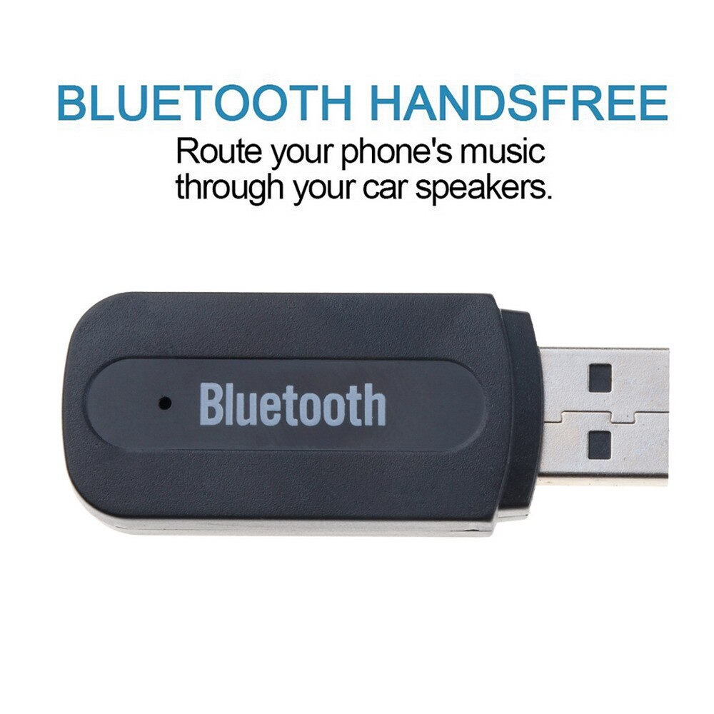 Bluetooth AUX Stereo Musik USB Bluetooth Auto Musik Empfänger Dongle Bausatz mit Audio- Kabel für iPhone Auto Bluetooth Adapter