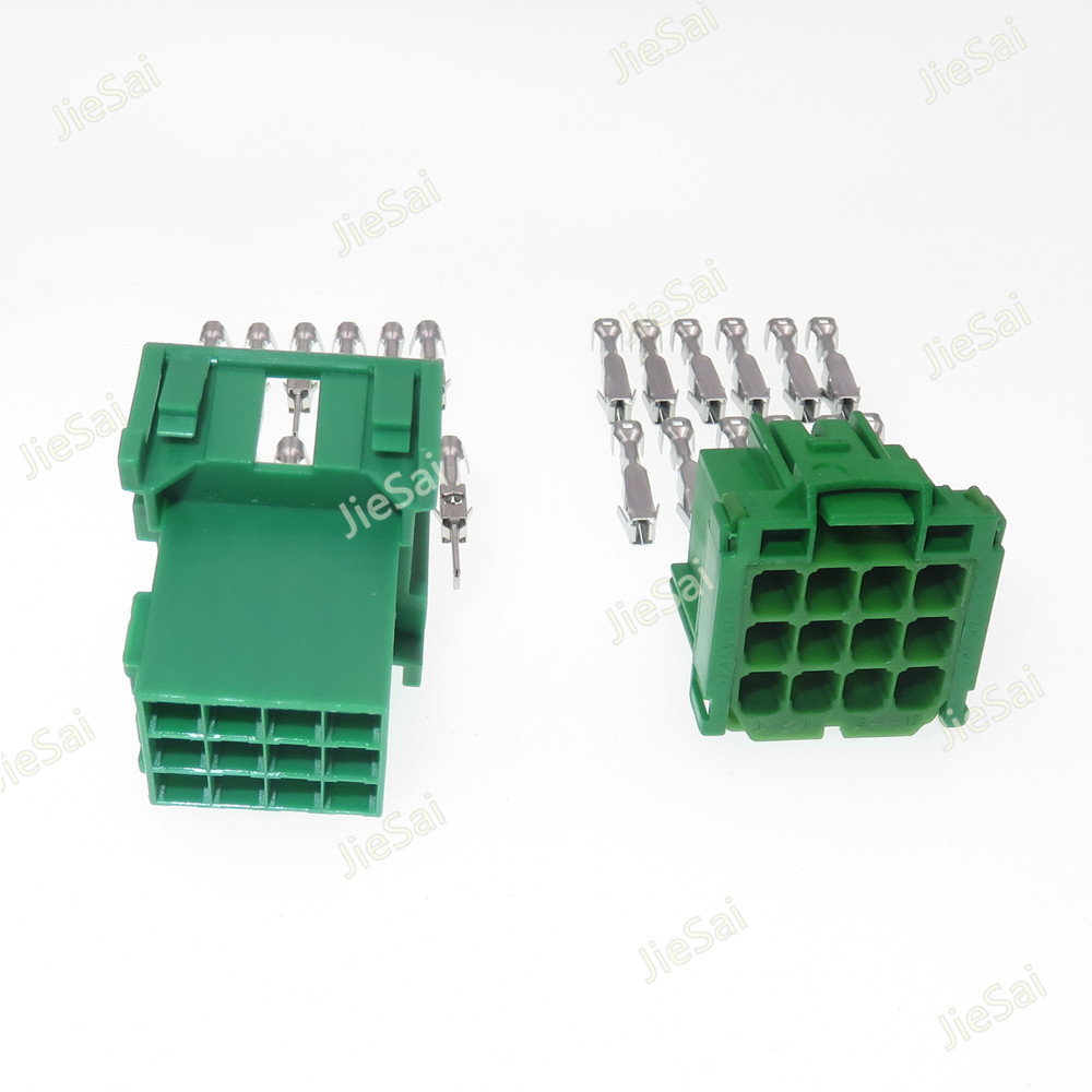 12 Pin 1-967627 8-968972-1 Auto Car CD Player Plug Wire Socket Female Male Connector