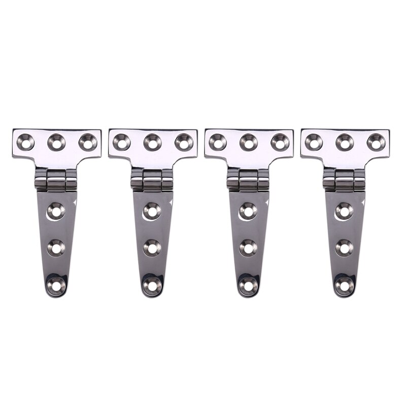 JFBL 4 Pieces Marine Grade 316 Stainless Steel Door Hatch Hinge Boat/Yacht Hardware High Polished Surface: Default Title