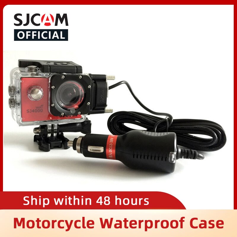 Motorfiets Waterdichte Case Voor Sjcam SJ5000/ SJ4000 Serie Cam Opladen Shell Voor Sj Cam SJ5000X Elite Actie Camera Accessoires
