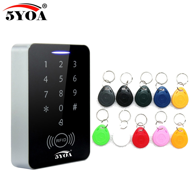 RFID Access Control System Security Proximity Entry Door Lock strong anti-jamming Induction distance Support the iron door
