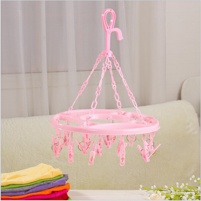 1pc Plastic Drying Rack Round Drying Rack Pantyhose Drying Rack Spring Plastic Drying Rack Clothes Racks for Hanging Clothes