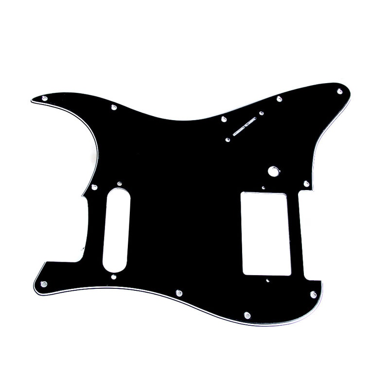 3Ply Guitar Pickguard for Fender Stratocaster Strat HS Single Humbucker Black