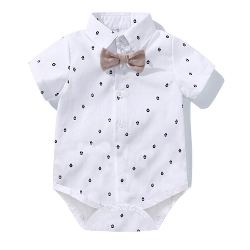 Spædbarn lille barn nyfødt baby dreng tøj sæt første fødselsdag sommer baby dreng tøj sæt børn baby dreng beklædning sæt sommer