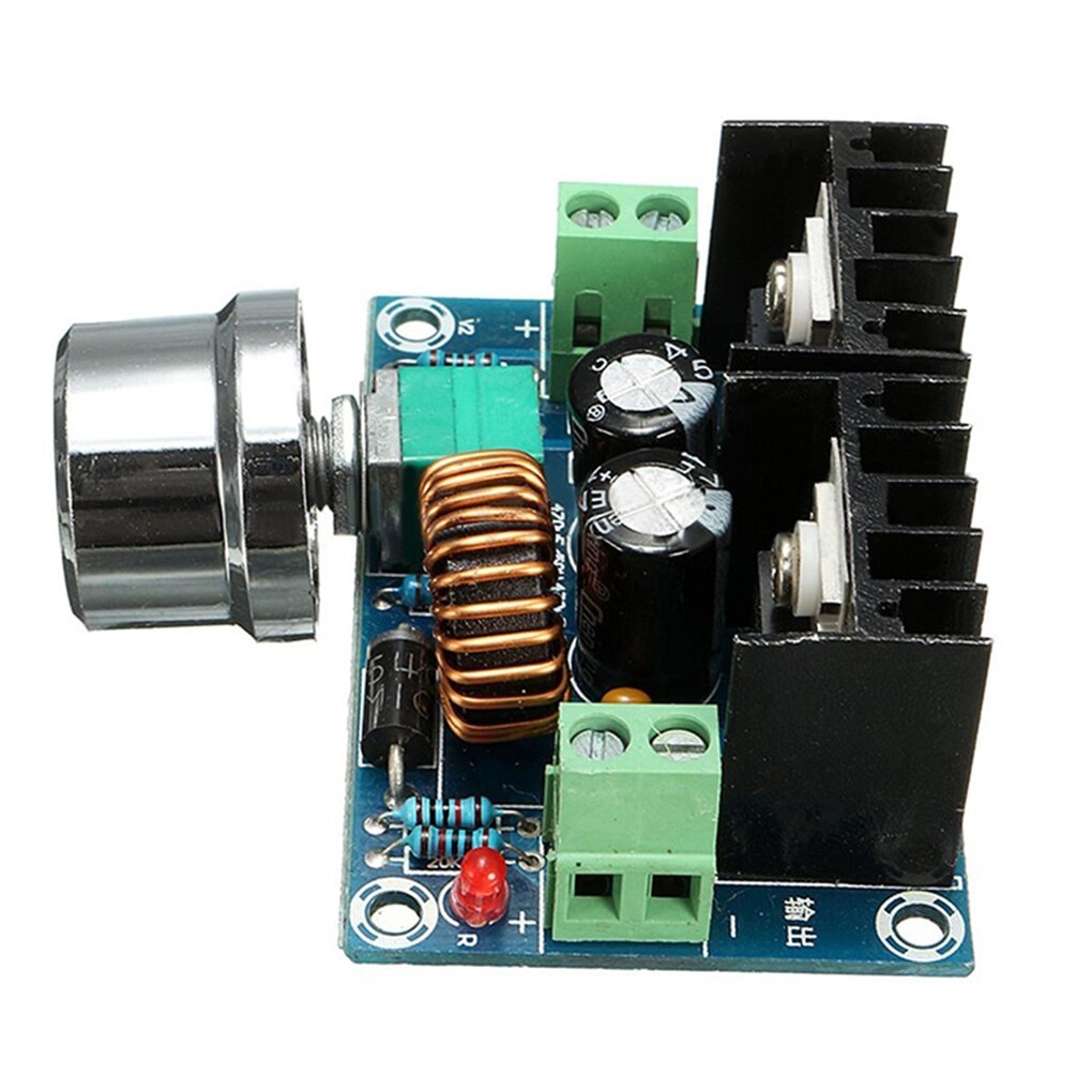 Step-down strømforsyningsmodul  dc4-40v til  dc1.25-36v 8a 200w justerbar  xl4016 e 1 dc- dc dc spændingsregulator