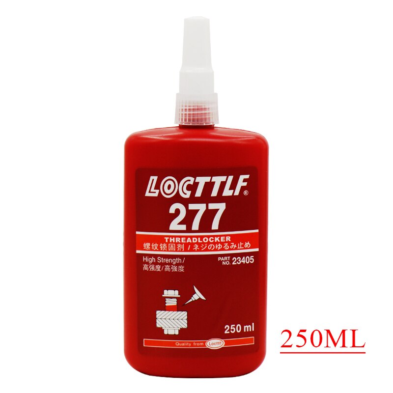 Locttlf-adhesivo anaeróbico para tornillos, pegamento para todo tipo de rosca de Metal, 50/250ml, 222, 241, 242, 243, 262, 263, 271, 272, 277, 290: 277 250ml
