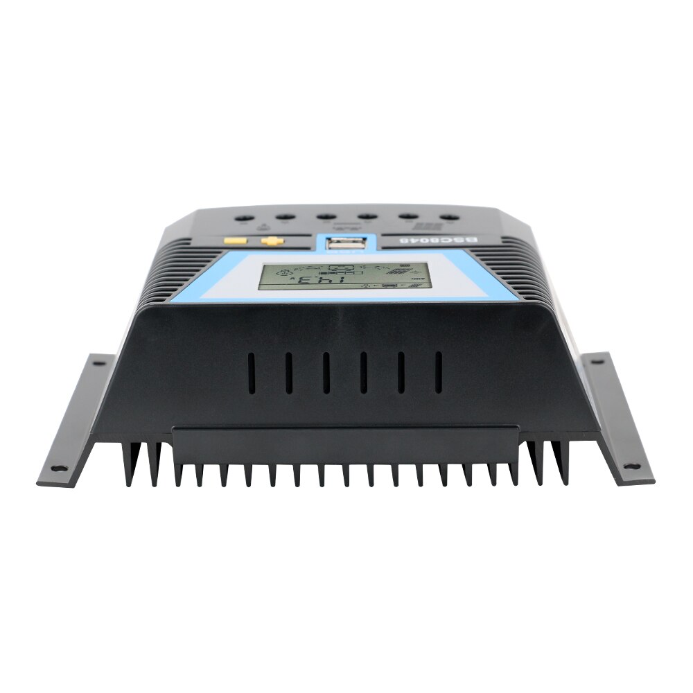 20A 30A 60A 80A PWM Solar Controller 12V 24V 36V 48V Backlight LCD Display Universal Solar Panel Charger System USB Controller