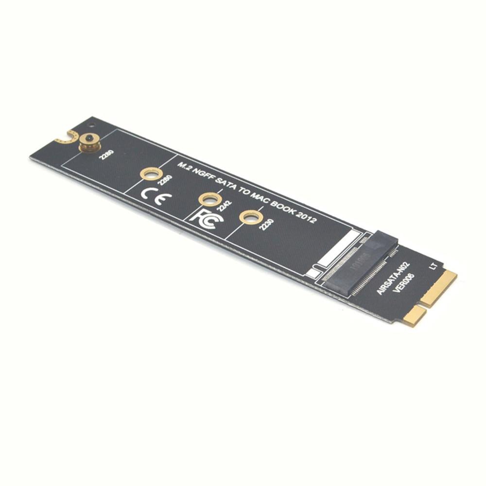 XT-XINTE M2 Ssd Adapter Connector M.2 Sata Ssd Converter Adapter Riser Card Voor Macbook Air A1465 A1466