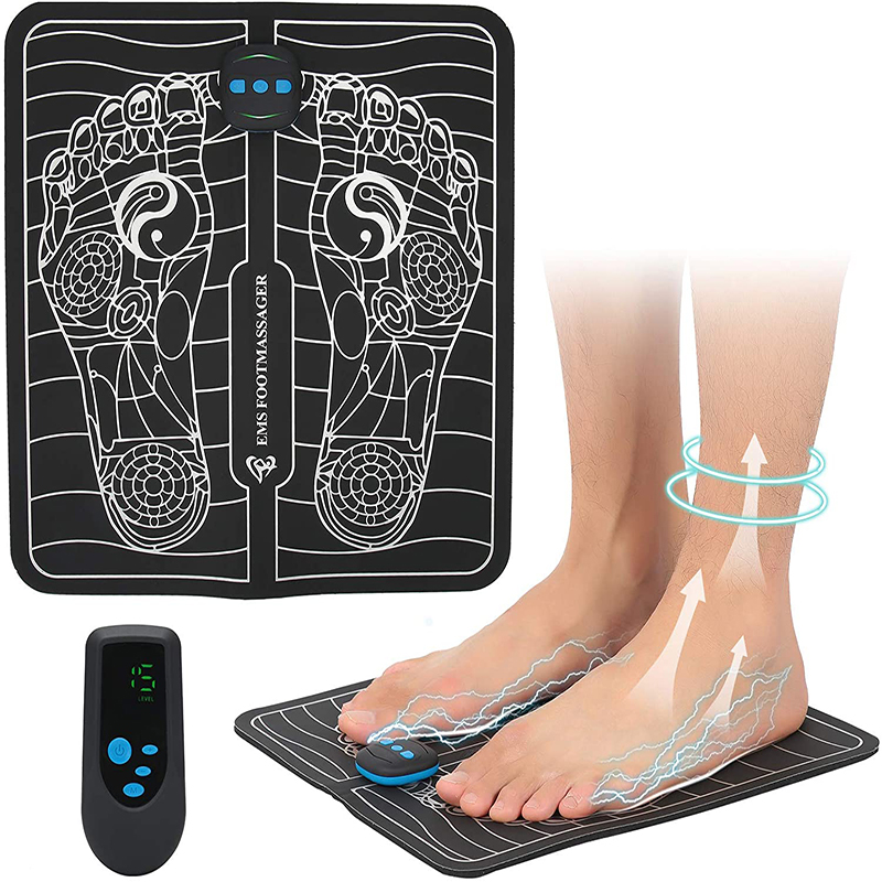 Ems Elektrische Voet Stimulator Stimulator Afstandsbediening Elektrische Massage Mat Volledige Automatische Massage Voet Circulatie Apparaat