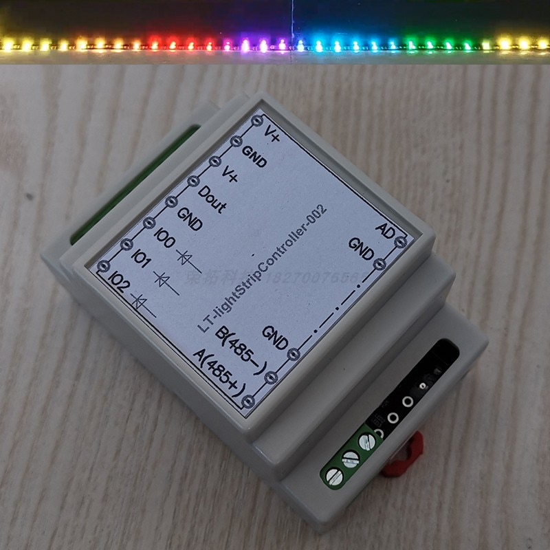 Running Water, Flashing, Dripping, Breathing, Full-color LED Lights with Dimming RGB W Controller ModBus 485