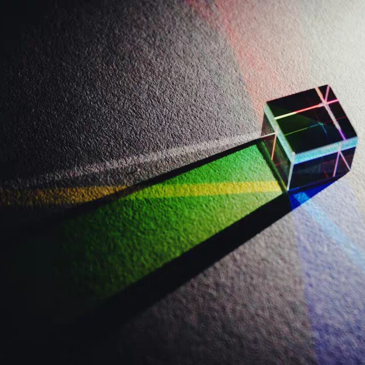 20*20*17Mm Hexahedral Cubic Optical Cube Fotografie En Tetrahedrale Prisma Woondecoratie Prisma Glas