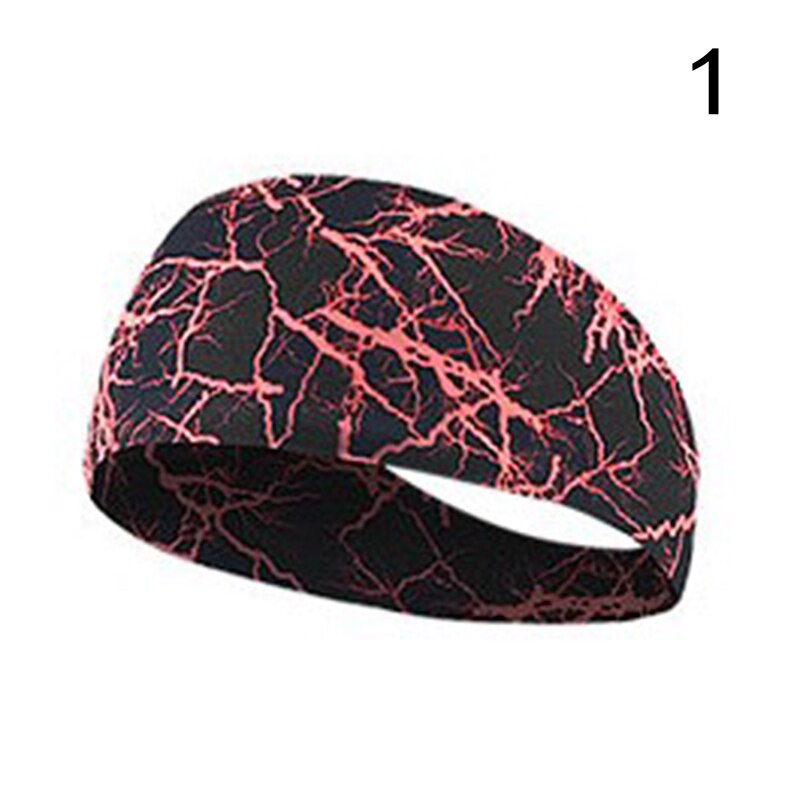 Brede Elastische Hoofdband Bandana Hoofd Wraps Sport Haarband Haarband Yoga Absorberen Zweet Riem Tape Sport Zweet Handdoek Hoofdband: 1