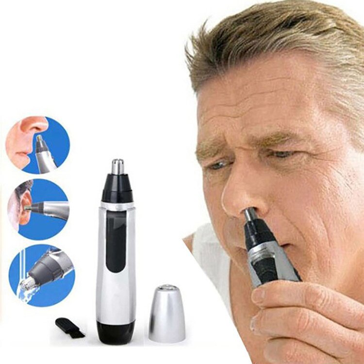 Portable Electric Nose Hair Trimmer Safe Mini For Men Women Beard Hair Clipper Cut Travel Shaver Waterproof Cleaner Tools