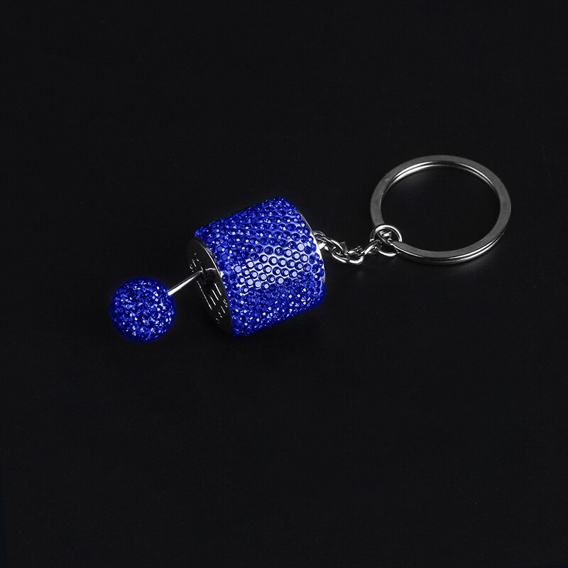 Luxe Auto Sleutelhangers Leuke Auto Hanger Sleutelhanger Auto Sleutelhanger Charme Tas Paar Bag Auto Accessoires Voor Vrouw meisjes: Blauw