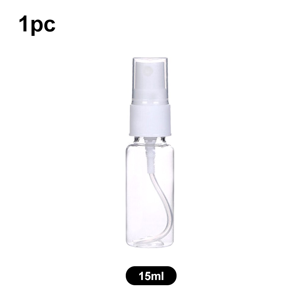 20/30/50 / 100ml Portable Refillable Bottles Travel Container Atomizer For Clear Plastic Perfume Bottle Empty Small Sprayer Jar: 15ml