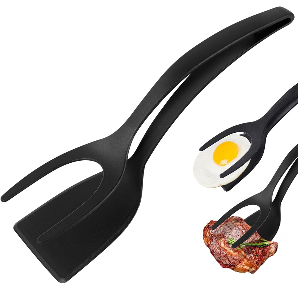 2 em 1 aperto flip espátula braçadeira ovo panqueca peixe torrada francesa omelete fazendo antiaderente cozinha em casa cozinhar turner ferramenta