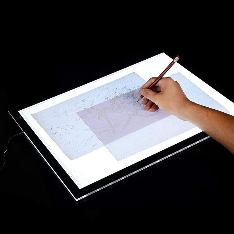 A4 LED Ie tableta dibujo Digital ie Pad tipo C LED dibujo tableta arte electrónico con soporte