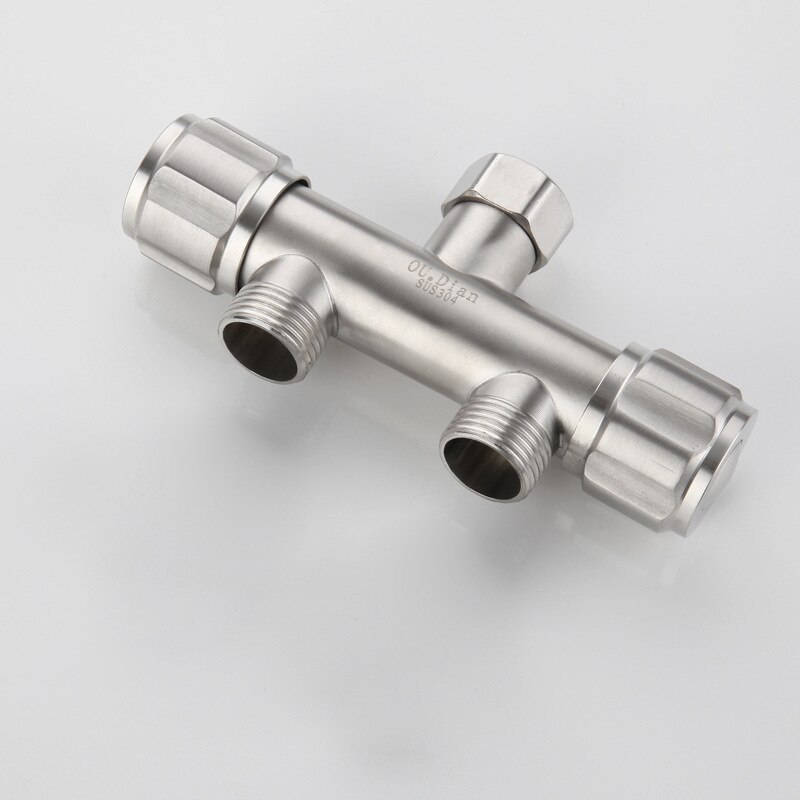 304 Stainless Steel Washing Machine Faucet Double Use Bibcock Laundry Mop Pool Tap Dual Handles Washing Machine Taps: A