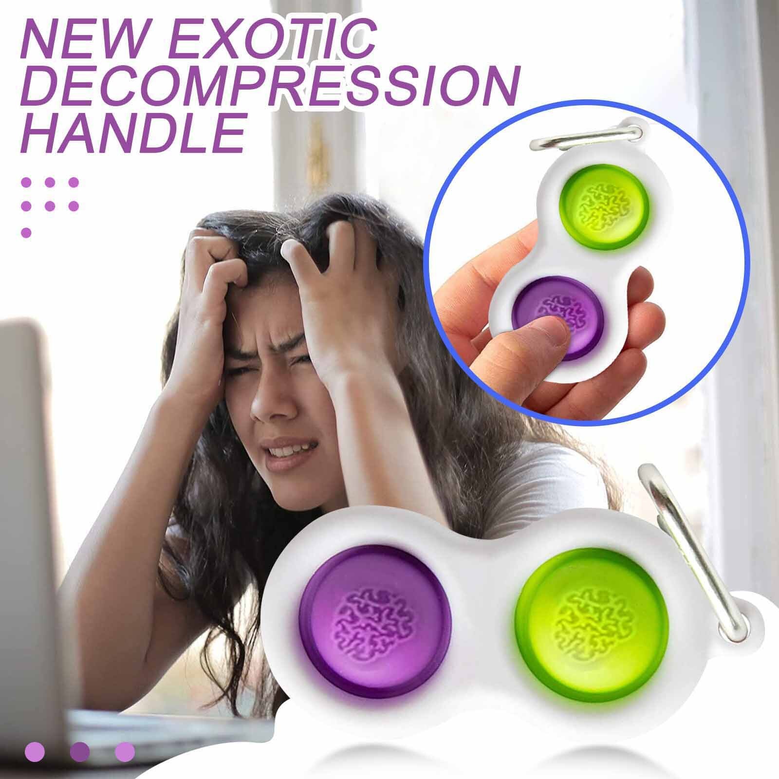 Fidget Simple Dimple Toy Stress Relief Hand Fidget Toys For Kids Adults Early Educational Autism Special Need Decompression Toys