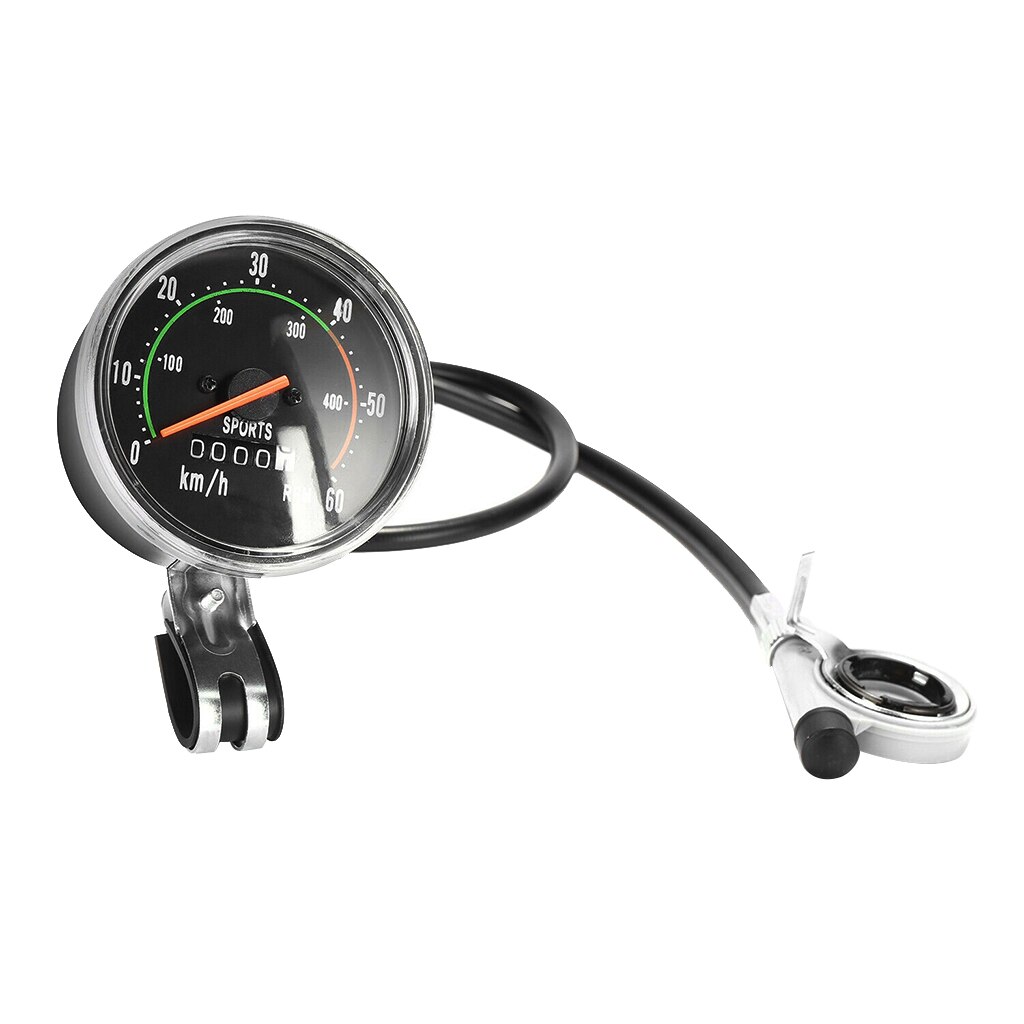 Waterproof Bicycle Bike Speedometer Analog Mechanical Odometer With Hardware Mechanical Speedometer