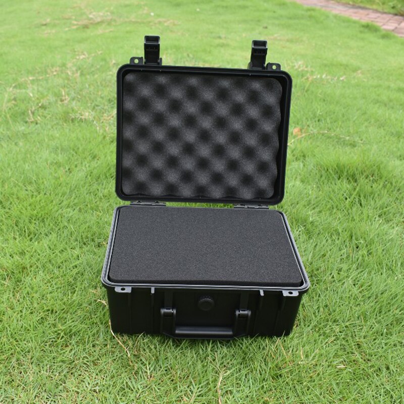 Portable Toolbox Protective Safety Instrument Tool Box ABS Plastic Storage Sealed Tool Case Thickened Shockproof Box w Sponge