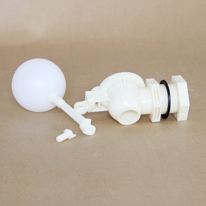 Witte Plastic Verstelbare Auto Fill Float Kogelkraan Water Schakelaar Voor Watertoren Tank