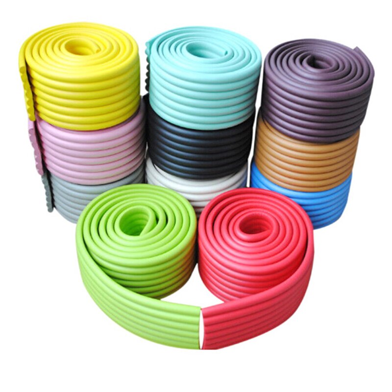 2M Kind Bescherming Tafel Guard Strip Kid Bescherming Corner Protector Baby Veiligheid Guards Edge Guards Effen Hoek Rubberen Bumper