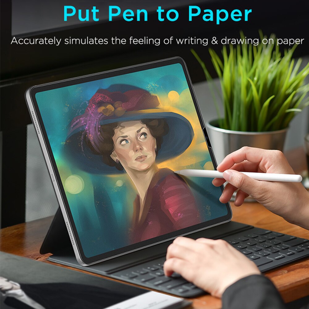 Til apple ipad pro 12.9 som skrivepapir papirlignende skærmbeskytter til ipad pro 11 a2301 a245