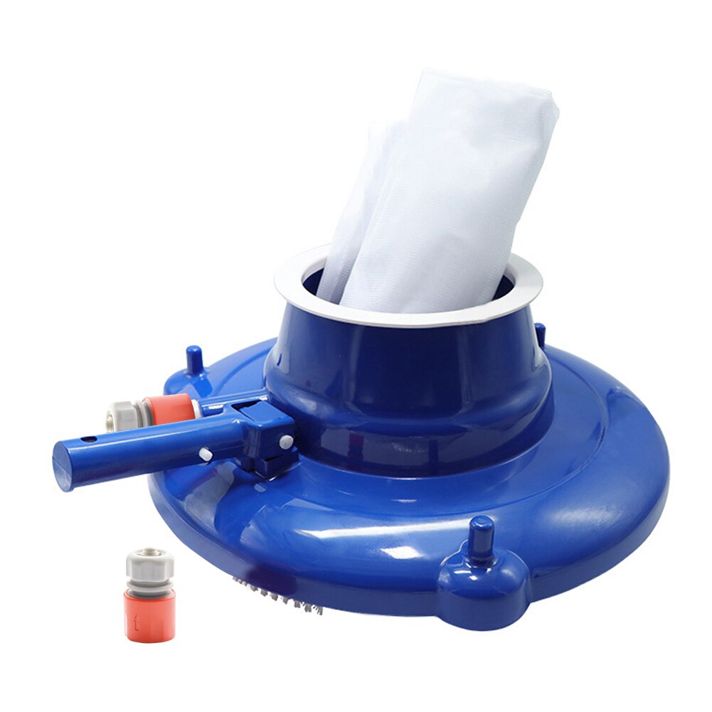 1pcs Leaf Vacuum Cleaner Swimming Pool Useful Quick Cleaning Suction Head With Brushes Swivel Wheels Pool Cleaner Tool