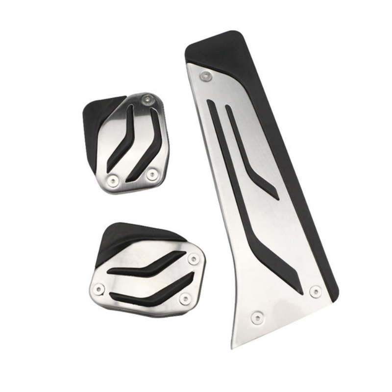 Para BMW 1 2 3 4Series M3 M4 E87 E90 F20 F21 F30 F32 F36 F80 F82 Pedal de freno acelerador pedales de combustible para coche: Blanco