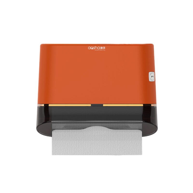 interhasa! Bathroom Tissue dispenser Ecoco Tissue Box Paper Holder Dispenser Punch Free Hand Towel Dispenser Toilet: Orange