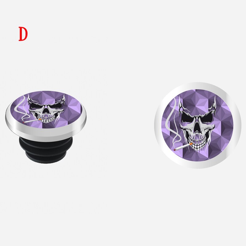 Ultralette mtb sykkelgrep antiskli silikon sykkelstyre håndtak med plugger 5 stiler valgfritt støtsikkert sykkeltilbehør: Skalleplugger