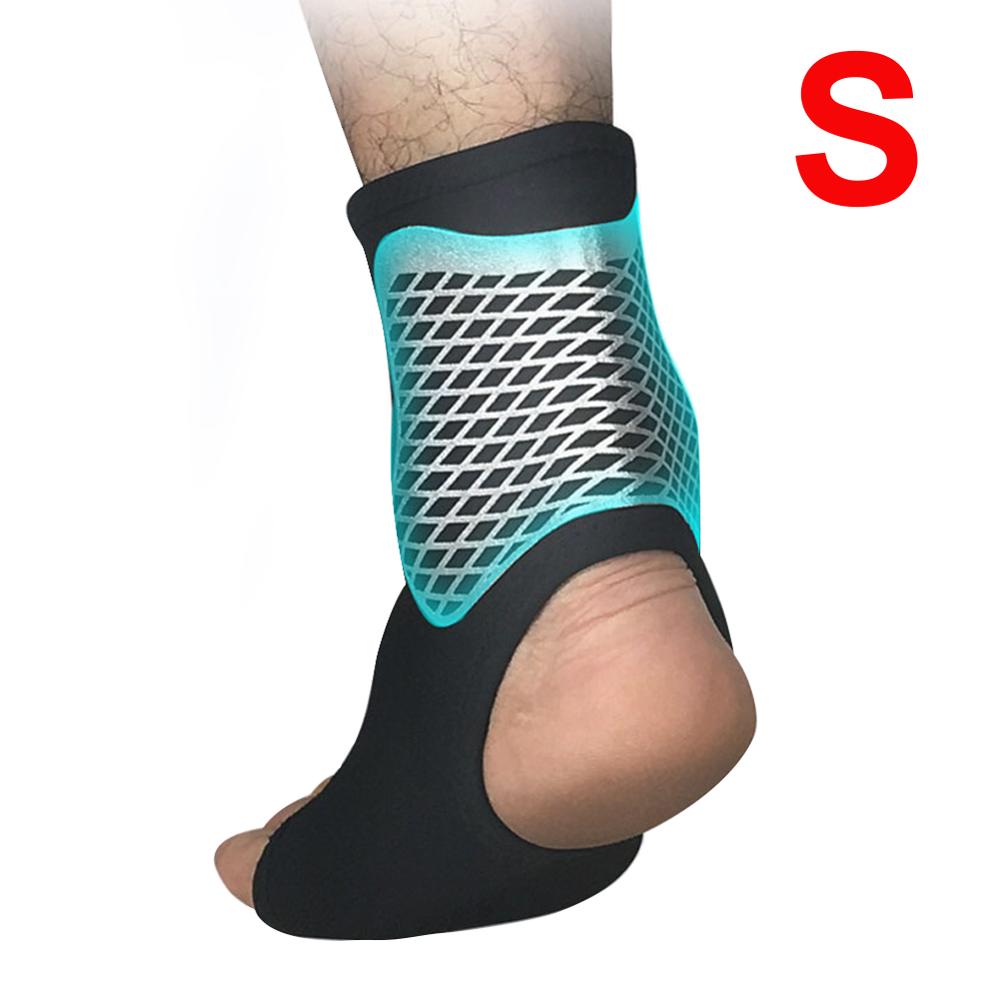 1pc Adjustable Sports Compression Elastic Ankle Brace Support Sprain Prevention Sport Fitness Guard Band Ankle Support Brace: S