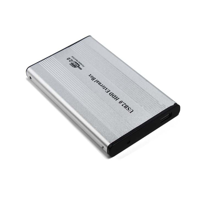 Usb 2.0 harddisk disk kabinett hdd ekstern boks sak caddie 2.5 &quot; ide hdd med ledet lys til stasjonær pc