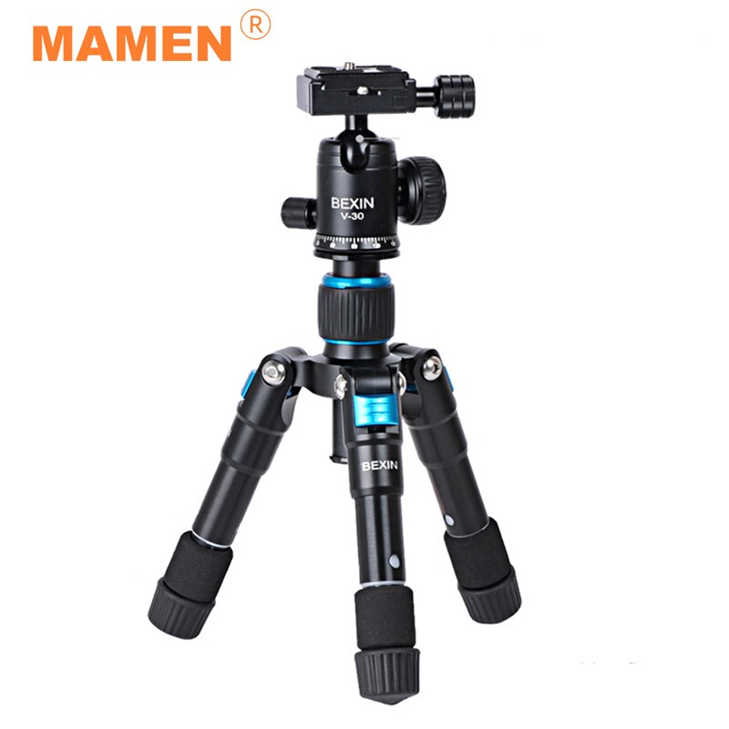 Trípode de cámara de aleación de aluminio, 18cm-48cm, con rótula Universal, soporte Flexible para cámaras DSLR DV teléfonos