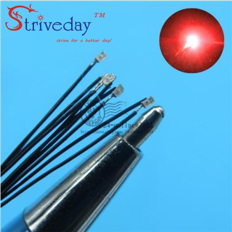 10 pcs/lot 0805 SMD Pre-soldered micro litz wired LED leads resistor 20cm 8-12V Model DIY