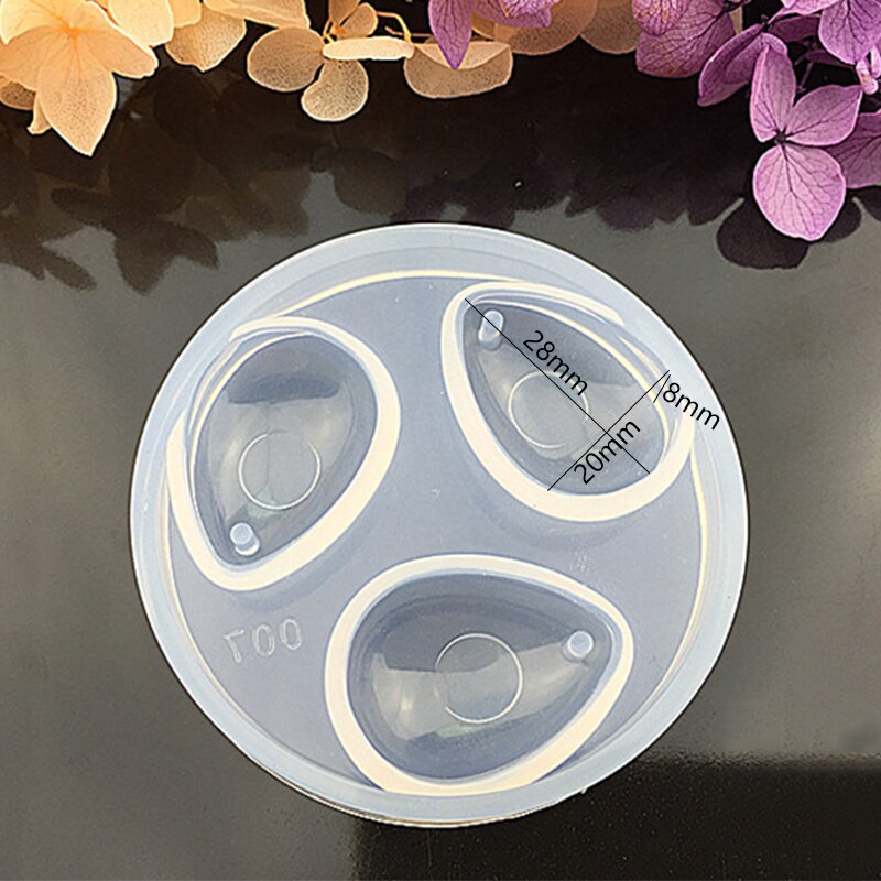 Kropla wody epoksydowa silikonowa forma kryształowy diament bransoletka wisiorek biżuteria forma forma odlewnicza z żywicy Craft DIY akcesoria