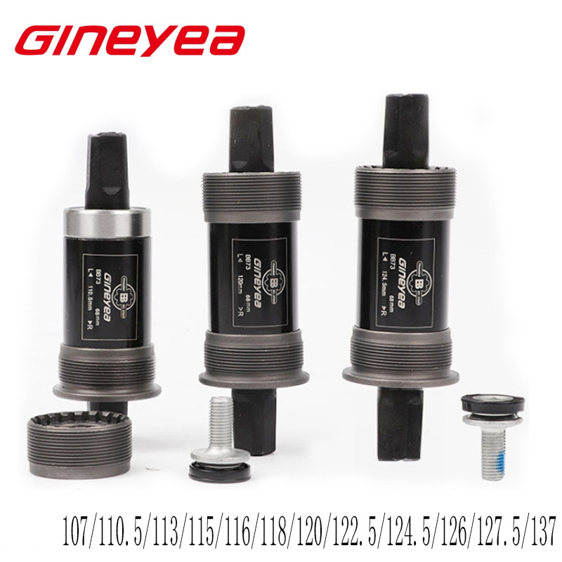 GINEYEA – support de pédalier carré BB73 pour vtt 68mm, roulement BB